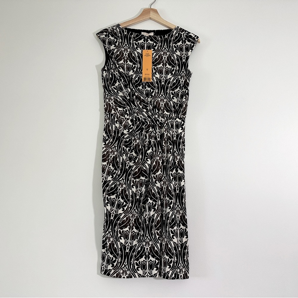 Tory Burch Odila Dress Ivory Arabesque - Picture 2 of 10